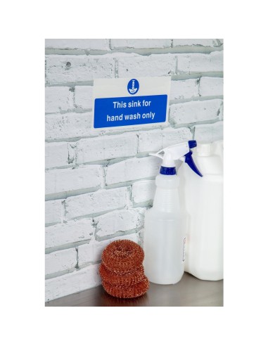 Signalétique lavage des mains Vogue 230x90 mm - Vinyle