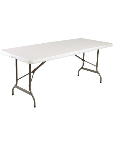 Table pliante Bolero blanche 1,8 m - 200 kg - CHR