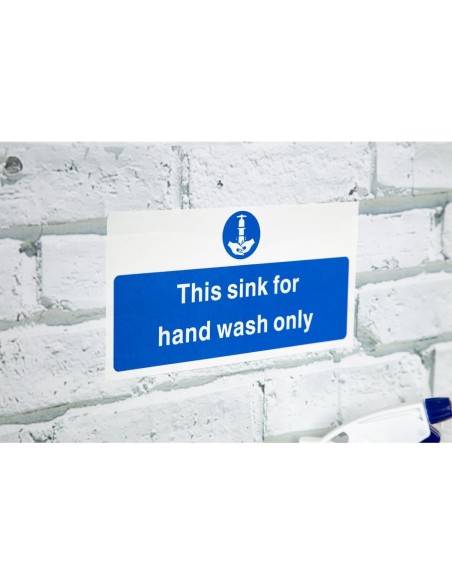Signalétique lavage des mains Vogue 230x90 mm - Vinyle
