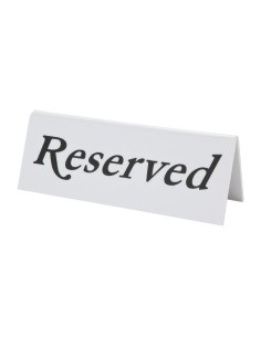 Chevalets de table en plastique Olympia Reserved - lot de 10