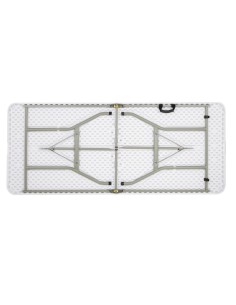 Table pliante Bolero blanche 1,8 m - 200 kg - CHR 2