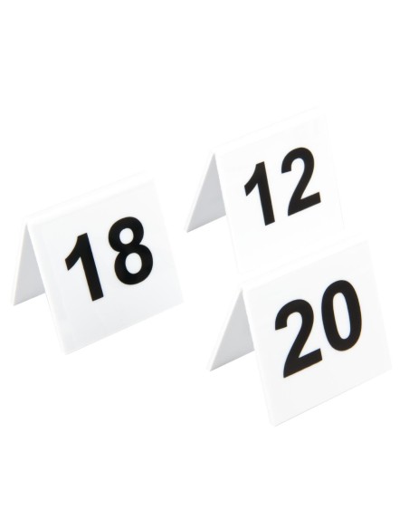 Lot de numéros de table Olympia 11-20 - Beaumont