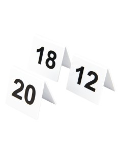 Lot de numéros de table Olympia 11-20 - Beaumont 2