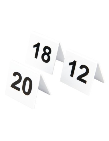 Lot de numéros de table Olympia 11-20 - Beaumont