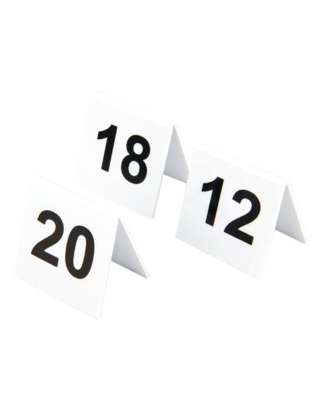 Lot de numéros de table Olympia 11-20 - Beaumont