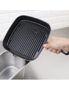 Poêle grill en fonte Vogue rainurée - Induction 2