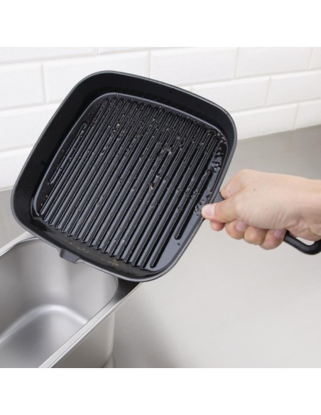 Poêle grill en fonte Vogue rainurée - Induction
