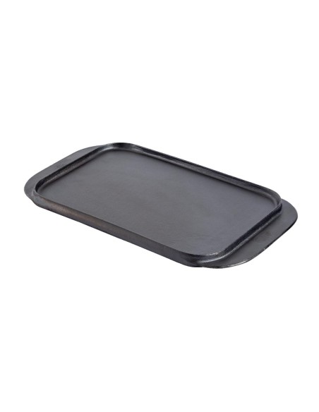 Plancha en fonte réversible Vogue - 482x260 mm
