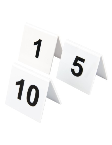 Lot de 10 numéros de table Olympia 1-10 - Beaumont