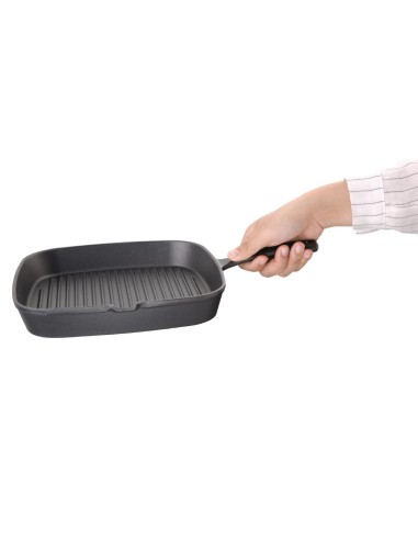 Poêle grill en fonte Vogue rainurée - Induction