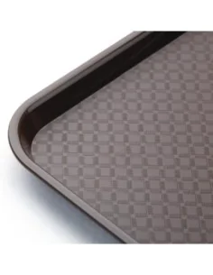 Plateau fast food en plastique Olympia Kristallon marron 2