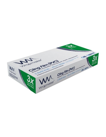 Recharges film fraîcheur Wrapmaster 300m x 450mm - lot de 3