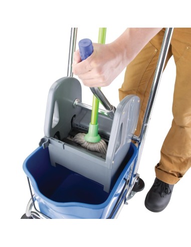 Seau essoreur Jantex Deluxe 24 L - Noir