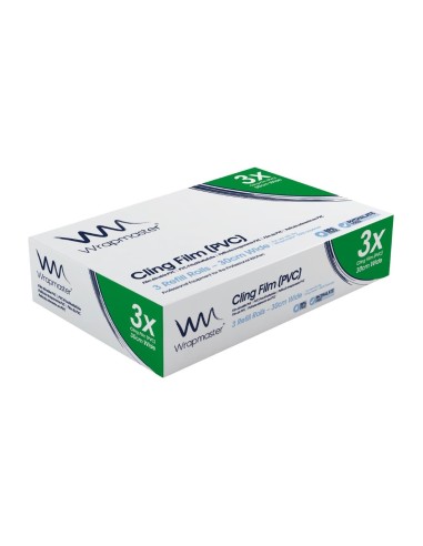 Recharges film fraîcheur Wrapmaster 300m x 30cm - lot de 3