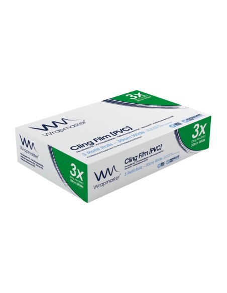 Recharges film fraîcheur Wrapmaster 300m x 30cm - lot de 3
