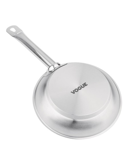 Poêle induction Vogue 200mm en inox - 1,2 L