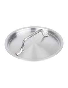 Couvercle inox Vogue 140mm - durable et compatible induction