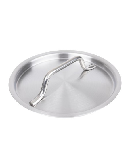 Couvercle inox Vogue 140mm - durable et compatible induction