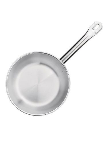 Poêle induction Vogue 200mm en inox - 1,2 L