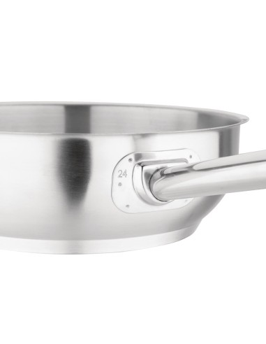 Sauteuse inox Vogue 3,3 L - 24 cm - Induction