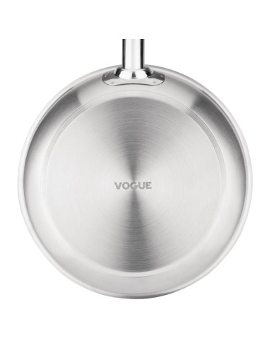 Poêle induction inox 240 mm Vogue - 2,2 L