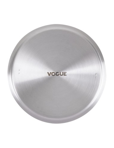 Couvercle inox Vogue 140mm - durable et compatible induction