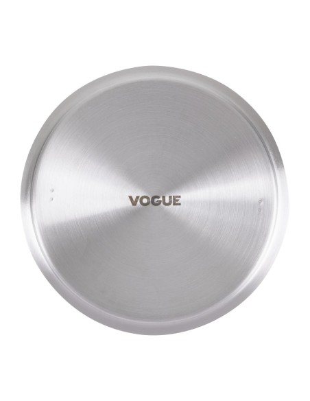 Couvercle inox Vogue 140mm - durable et compatible induction