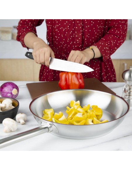 Poêle induction inox Vogue 280 mm - 2,72 L