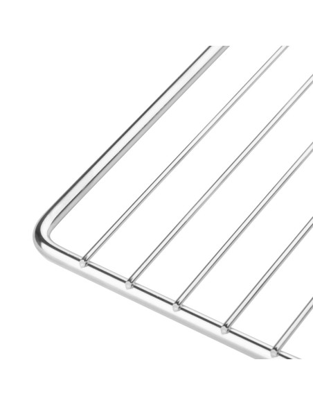Grille de four inox Vogue 53x32 cm - jusqu'à 300°C