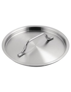 Couvercle inox Vogue 160 mm - compatible induction