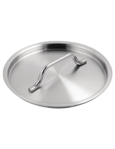 Couvercle inox Vogue 160 mm - compatible induction
