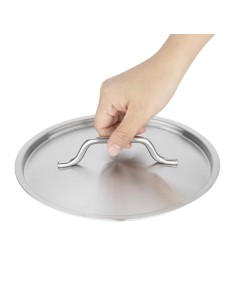 Couvercle inox Vogue 200mm - robuste et compatible FC095 2
