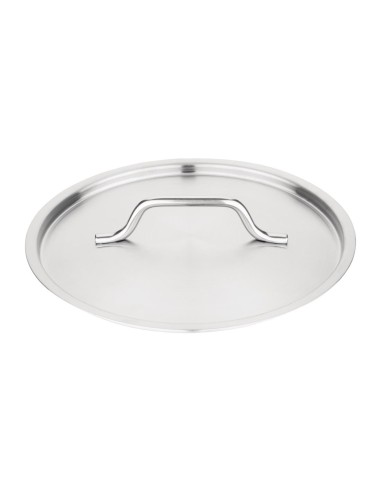 Couvercle inox Vogue 240mm - robuste et compatible FC096