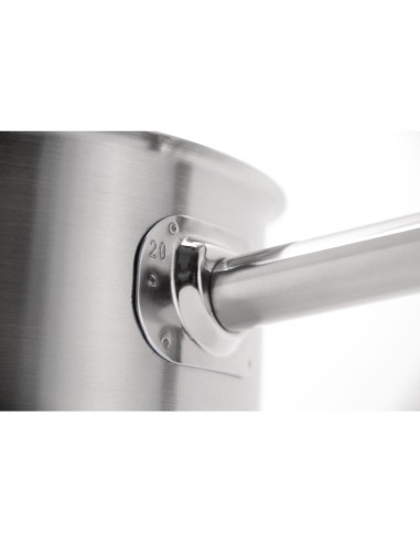 Casserole inox Vogue 8L - compatible induction