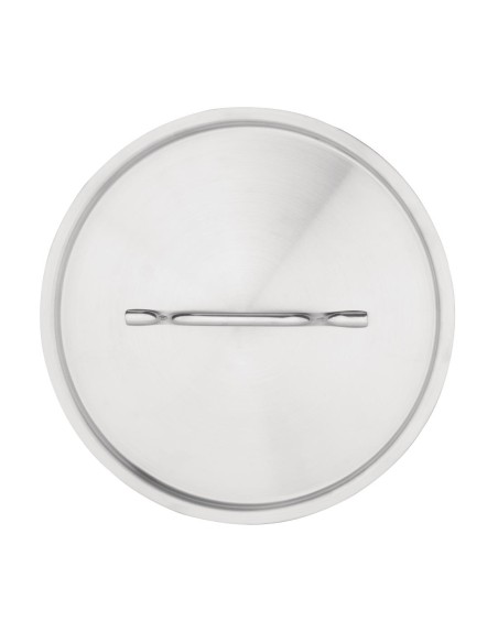 Couvercle inox Vogue 240mm - robuste et compatible FC096