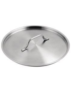 Couvercle inox Vogue 280 mm - robuste et polyvalent