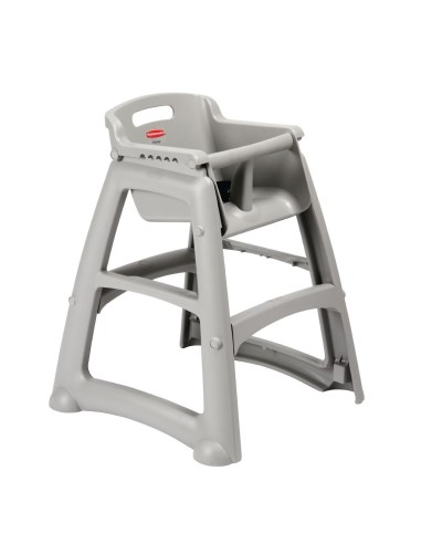 Chaise haute empilable platine Rubbermaid