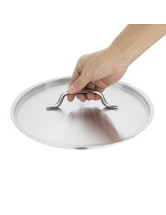 Couvercle inox Vogue 280 mm - robuste et polyvalent 2
