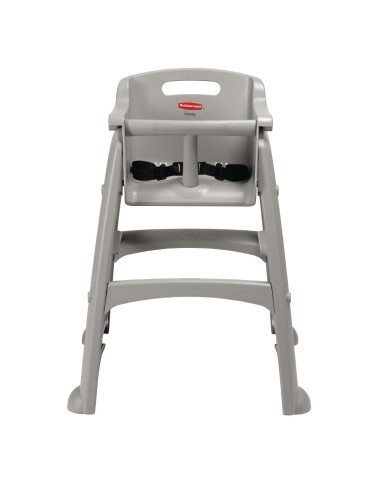 Chaise haute empilable platine Rubbermaid