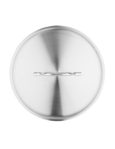 Couvercle inox Vogue 280 mm - robuste et polyvalent