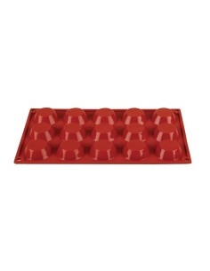 Plaque 15 tartelettes silicone Pavoni Formaflex GN 1/3