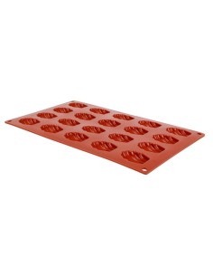 Plaque 20 mini-madeleines en silicone Pavoni Formaflex GN 1/3 2