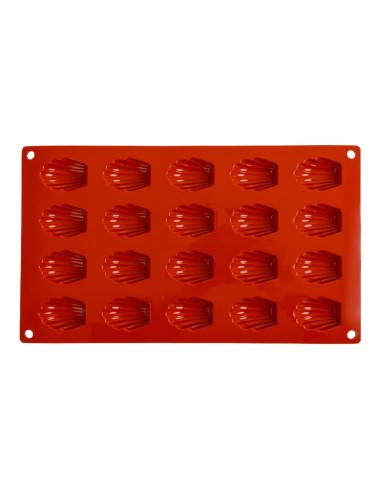 Plaque 20 mini-madeleines en silicone Pavoni Formaflex GN 1/3