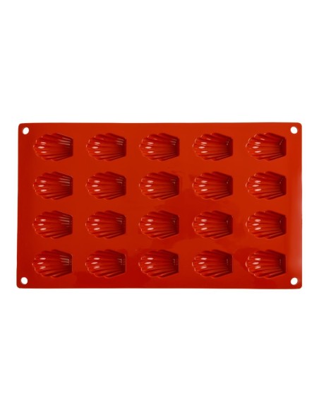 Plaque 20 mini-madeleines en silicone Pavoni Formaflex GN 1/3