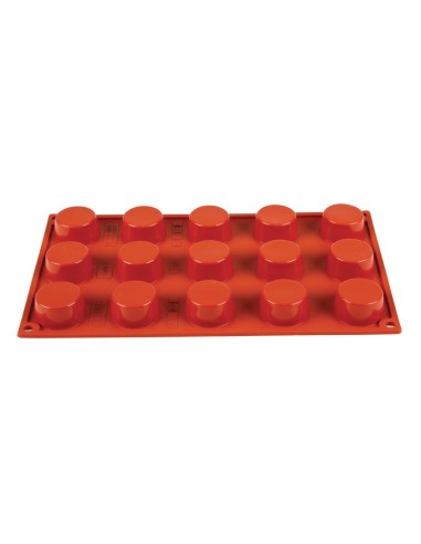 Plaque 15 petits-fours silicone Pavoni Formaflex GN 1/3