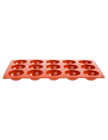 Plaque 15 demi-sphères silicone Pavoni Formaflex GN 1/3