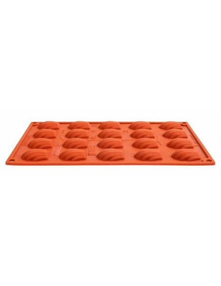 Plaque 20 mini-madeleines en silicone Pavoni Formaflex GN 1/3