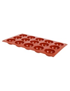 Plaque 15 demi-sphères silicone Pavoni Formaflex GN 1/3 2
