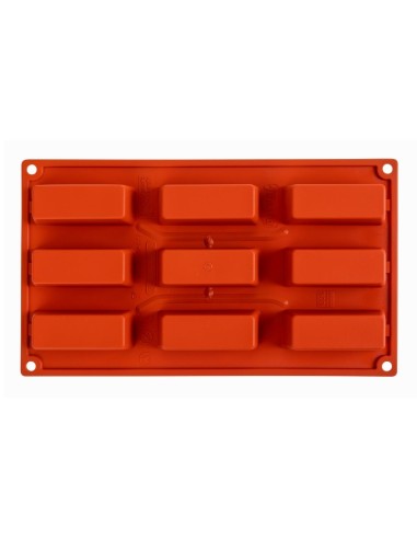 Plaque 9 gâteaux en silicone Pavoni Formaflex - GN 1/3
