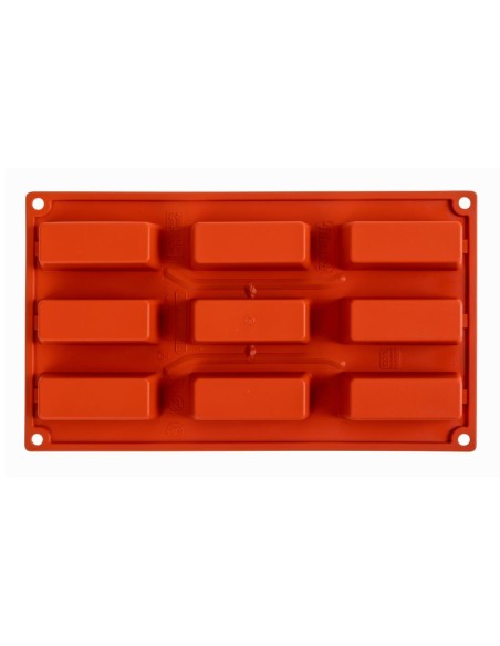 Plaque 9 gâteaux en silicone Pavoni Formaflex - GN 1/3